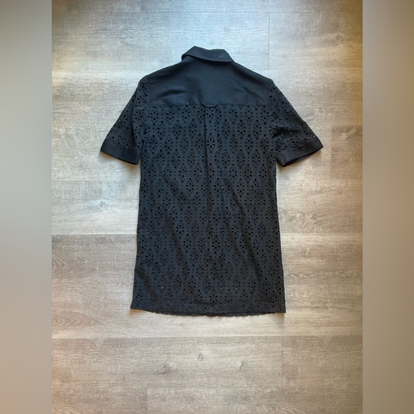 Veronica Beard Rafaela Eyelet Cotton Shirt Dress size 6 - Picture 7 of 8